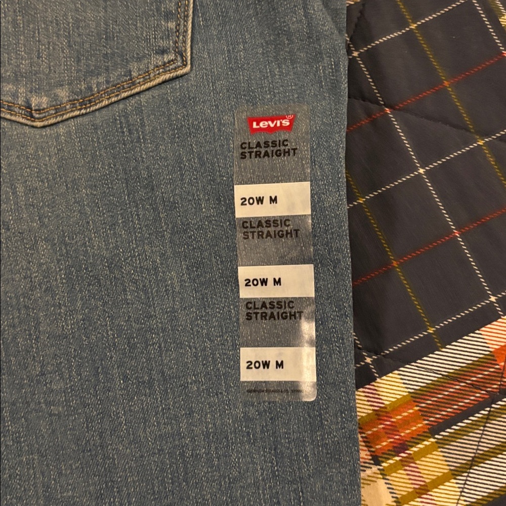 Levi's Women's Light Blue Straight Leg Jeans - Picture 5 of 10
